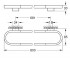 Вешалка для полотенец  SELECTION 41058GN0:Чертеж 