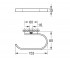 Бумагодержатель открытый  SELECTION 41068GL0:Чертеж 