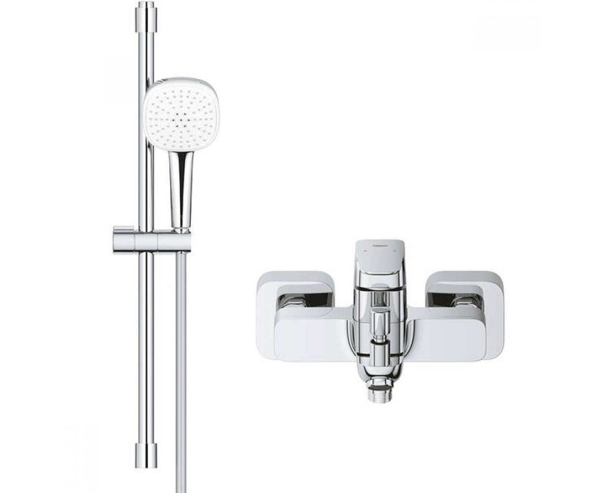 Змішувач для ванни з душовим набором GROHE CUBEO BF101813TR BF101813TR