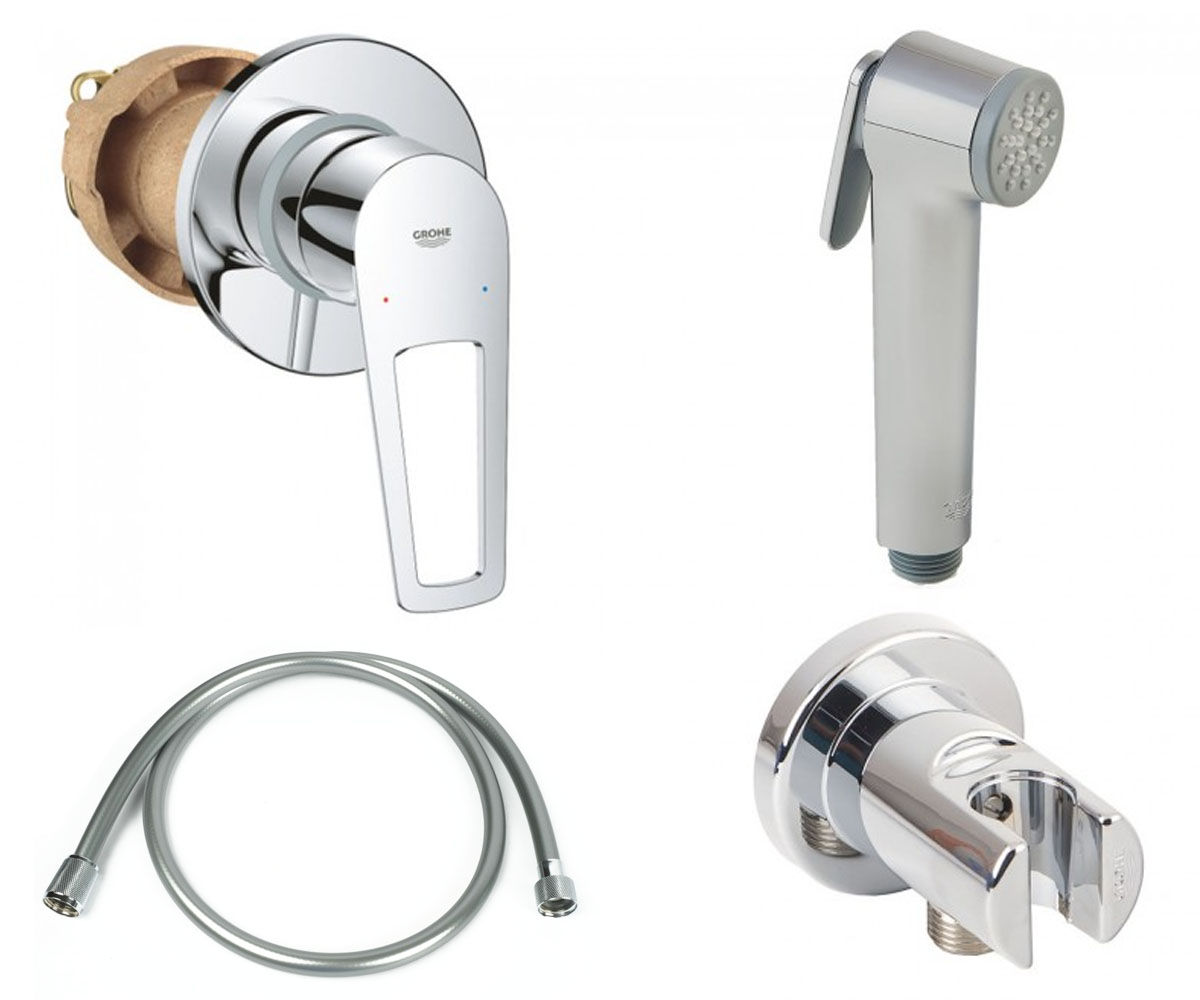 Гігієнічний душ GROHE BAU LOOP NEW UA11104201 UA11104201
