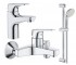 Набір змішувачів 3 в 1 GROHE BAU FLOW UA121624S0 UA121624S0
