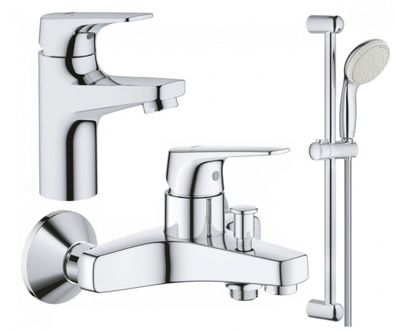 Набір змішувачів 3 в 1 GROHE BAU FLOW UA121624S0 UA121624S0