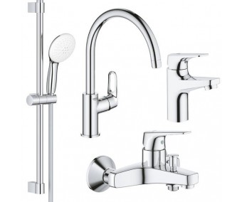 Набор смесителей 4в1 BAU FLOW UA121640K1