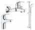 Набір змішувачів 3 в 1 GROHE BAU CURVE UA122217S0 UA122217S0