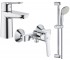 Набір змішувачів 3 в 1 GROHE BAU EDGE UA123208S0 UA123208S0