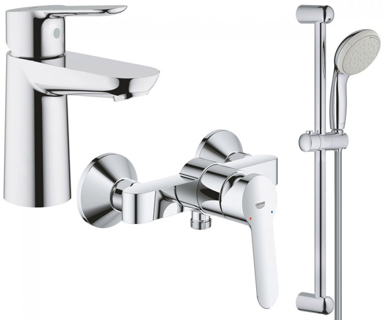 Набір змішувачів 3 в 1 GROHE BAU EDGE UA123208S0 UA123208S0