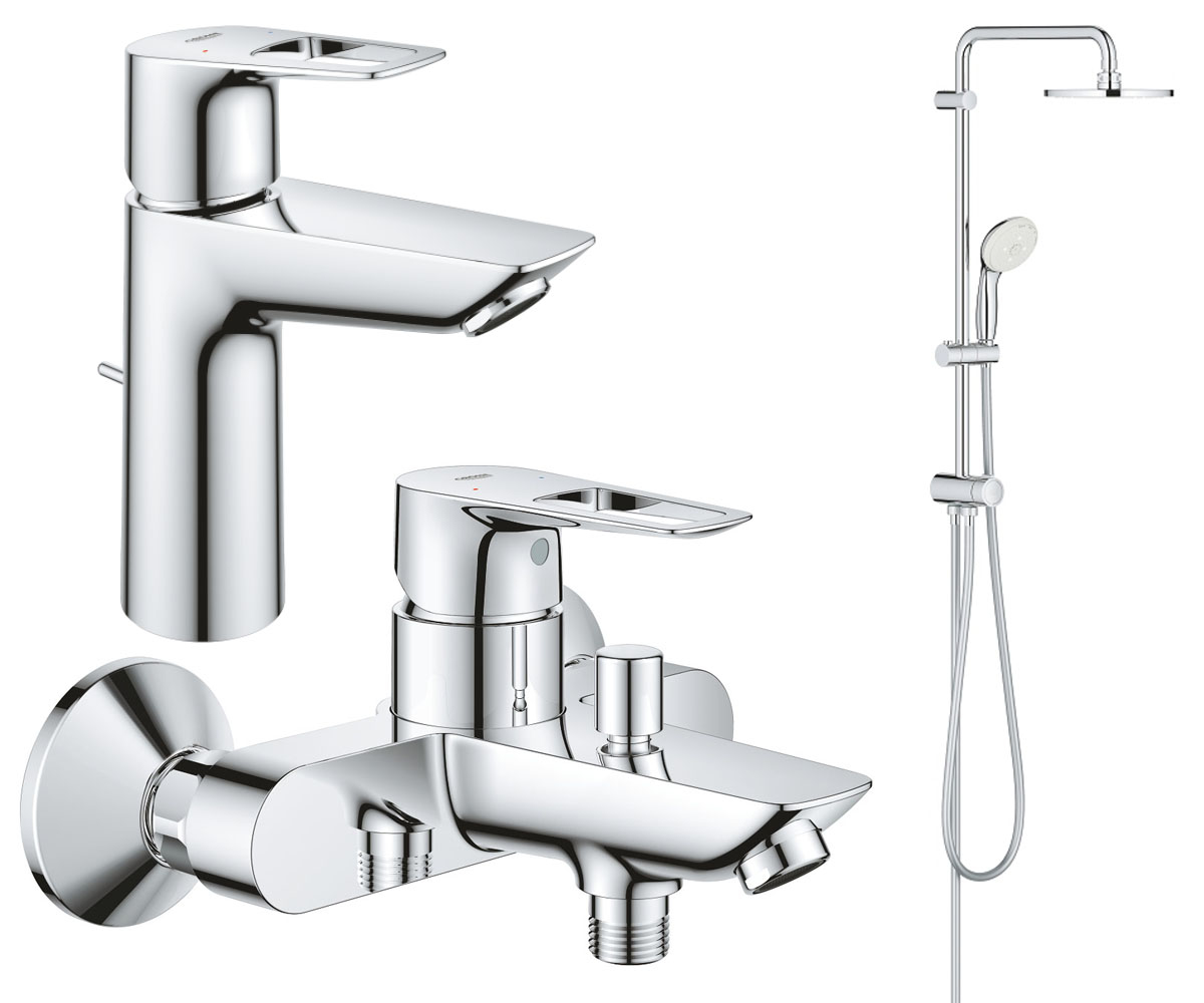 Набір змішувачів 3 в 1 GROHE BAU LOOP NEW UA123214R0 UA123214R0