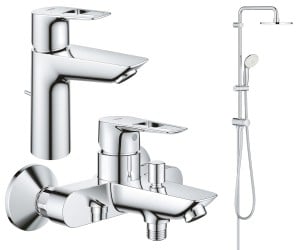 Набір змішувачів 3 в 1 GROHE BAU LOOP NEW UA123214R0