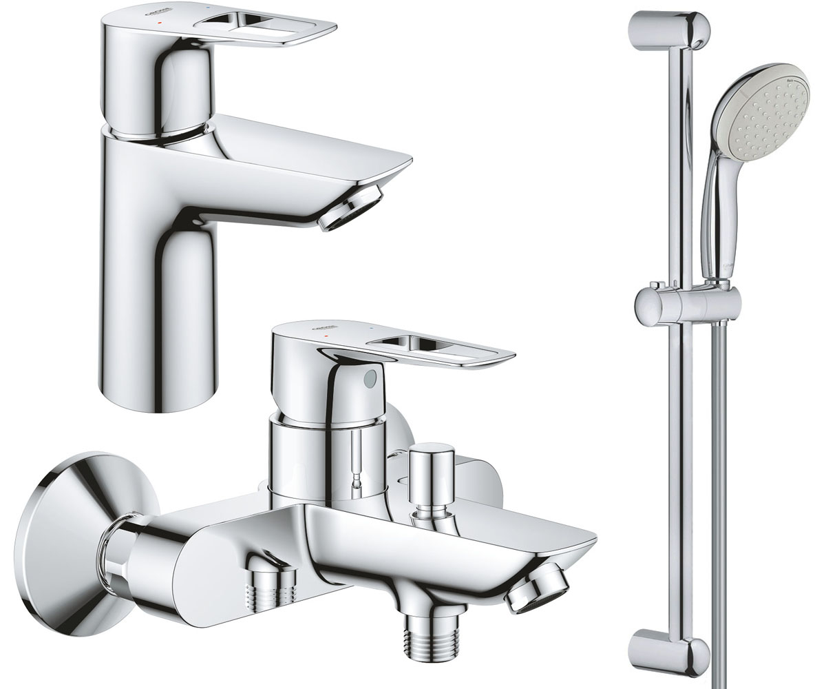 Набор смесителей 3 в 1 GROHE BAU LOOP NEW UA123214S0 UA123214S0
