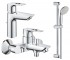 Набір змішувачів 3 в 1 GROHE BAU LOOP NEW UA123215M0 UA123215M0