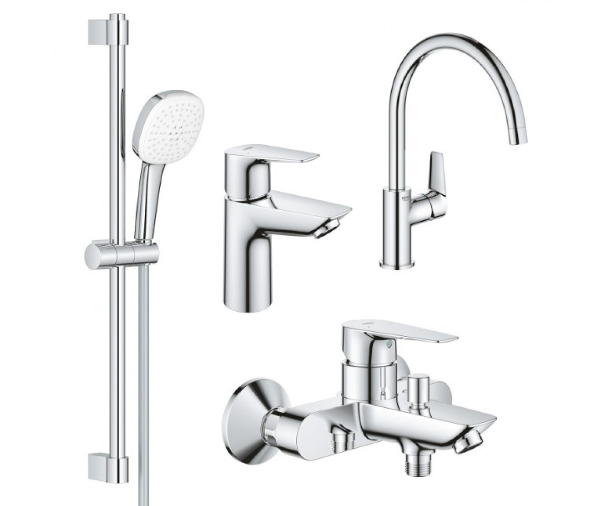 Набір змішувачів GROHE BAU EDGE NEW UA123218K1 UA123218K1