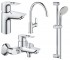 Набор смесителей 4 в 1 GROHE BAU LOOP NEW UA123225K0 UA123225K0