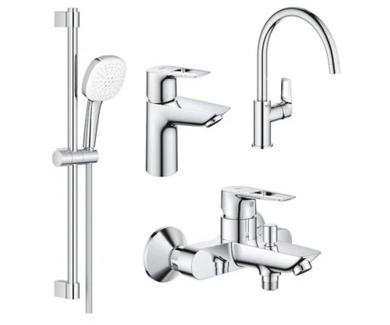 Набір змішувачів 4в1 GROHE BAU LOOP NEW UA123225K3 UA123225K3