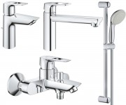 Набір змішувачів 4 в 1 GROHE BAU LOOP NEW UA123225MK