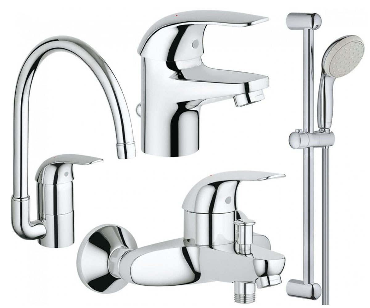 Набір змішувачів 4 в 1 GROHE EUROECO UA123242K0 UA123242K0