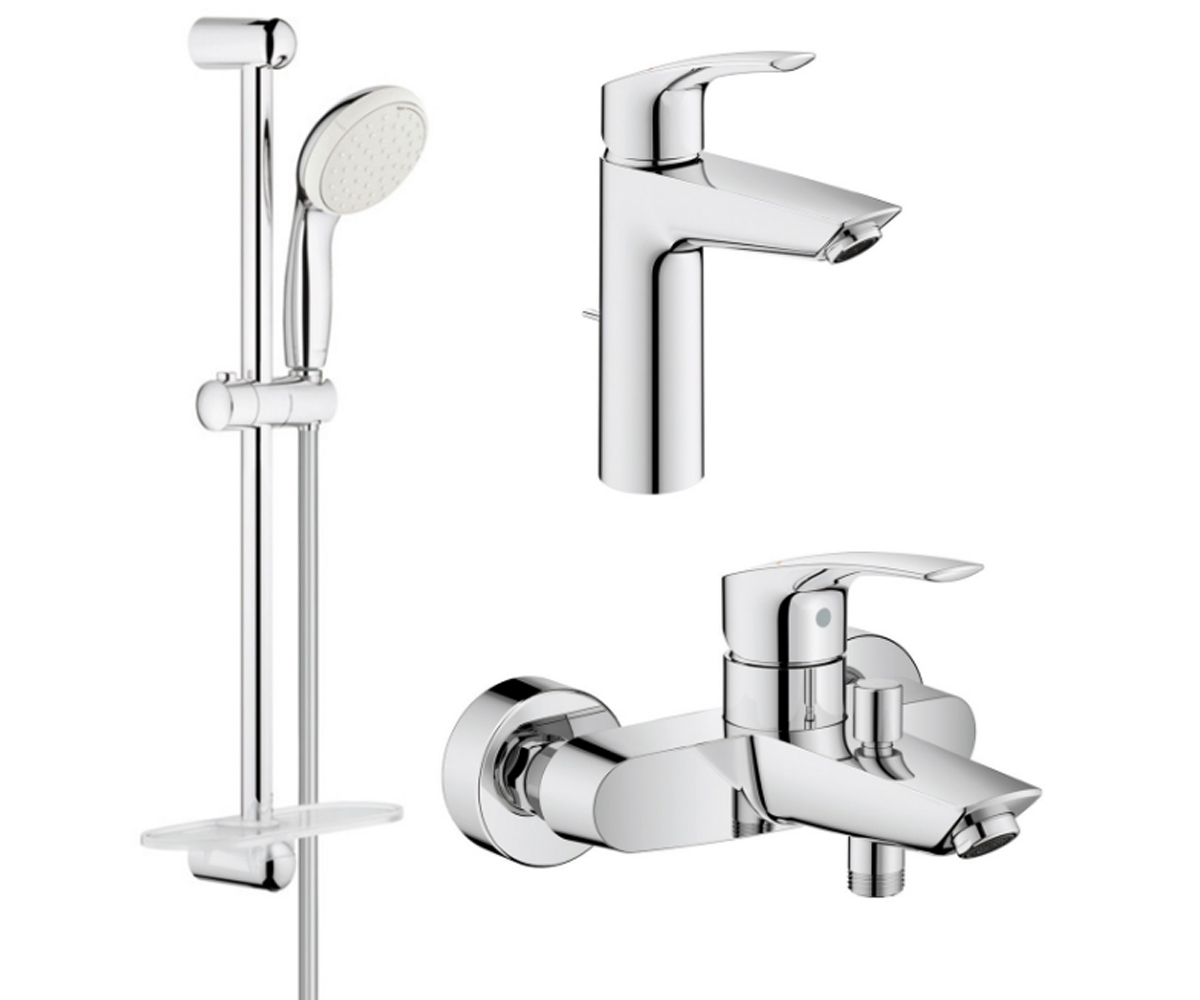 Набір змішувачів для ванни та душу GROHE EUROSMART NEW UA123246UH UA123246UH