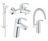 Набір змішувачів 4в1 GROHE EUROSMART UA123248M3 UA123248M3