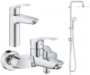 Набір змішувачів 3 в 1 GROHE EUROSMART NEW UA12324TS0