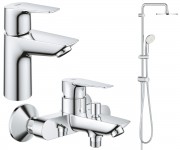 Набор смесителей GROHE BAU EDGE NEW UA12336TS0