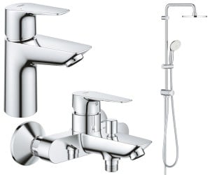 Набір змішувачів для ванної GROHE BAU EDGE NEW UA12336TS0