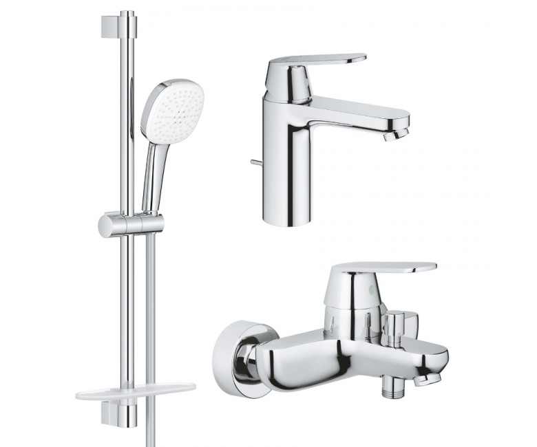 Набір змішувачів 3в1 GROHE EUROSMART COSMOPOLITAN UA126112M3 UA126112M3