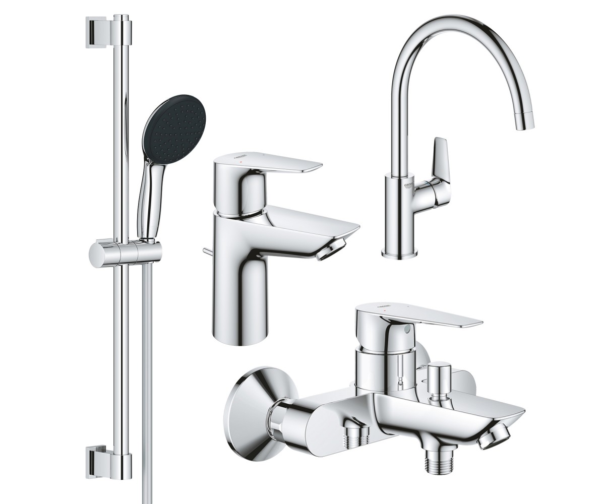 Набір змішувачів для ванної та кухні GROHE START EDGE QUICKFIX UA202501SK UA202501SK