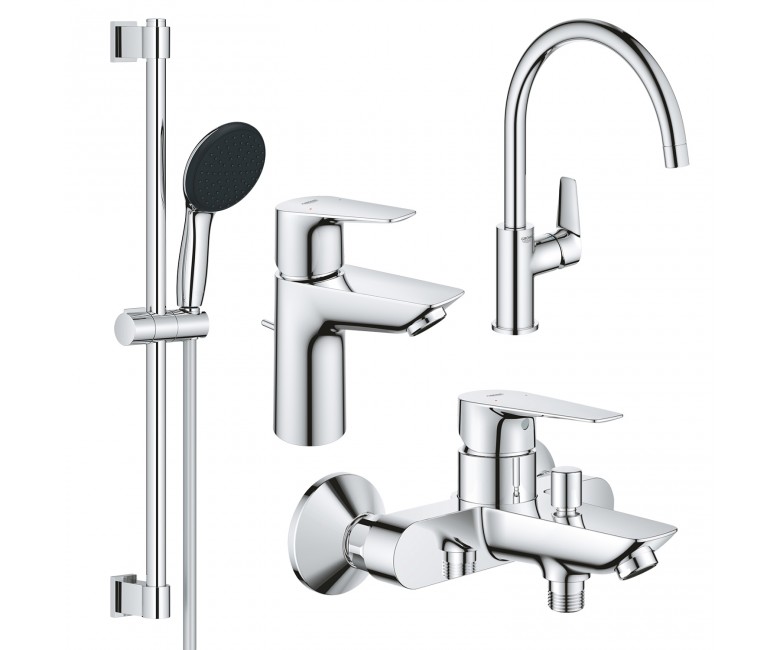 Набір змішувачів для ванної та кухні GROHE START EDGE QUICKFIX UA202501SK UA202501SK