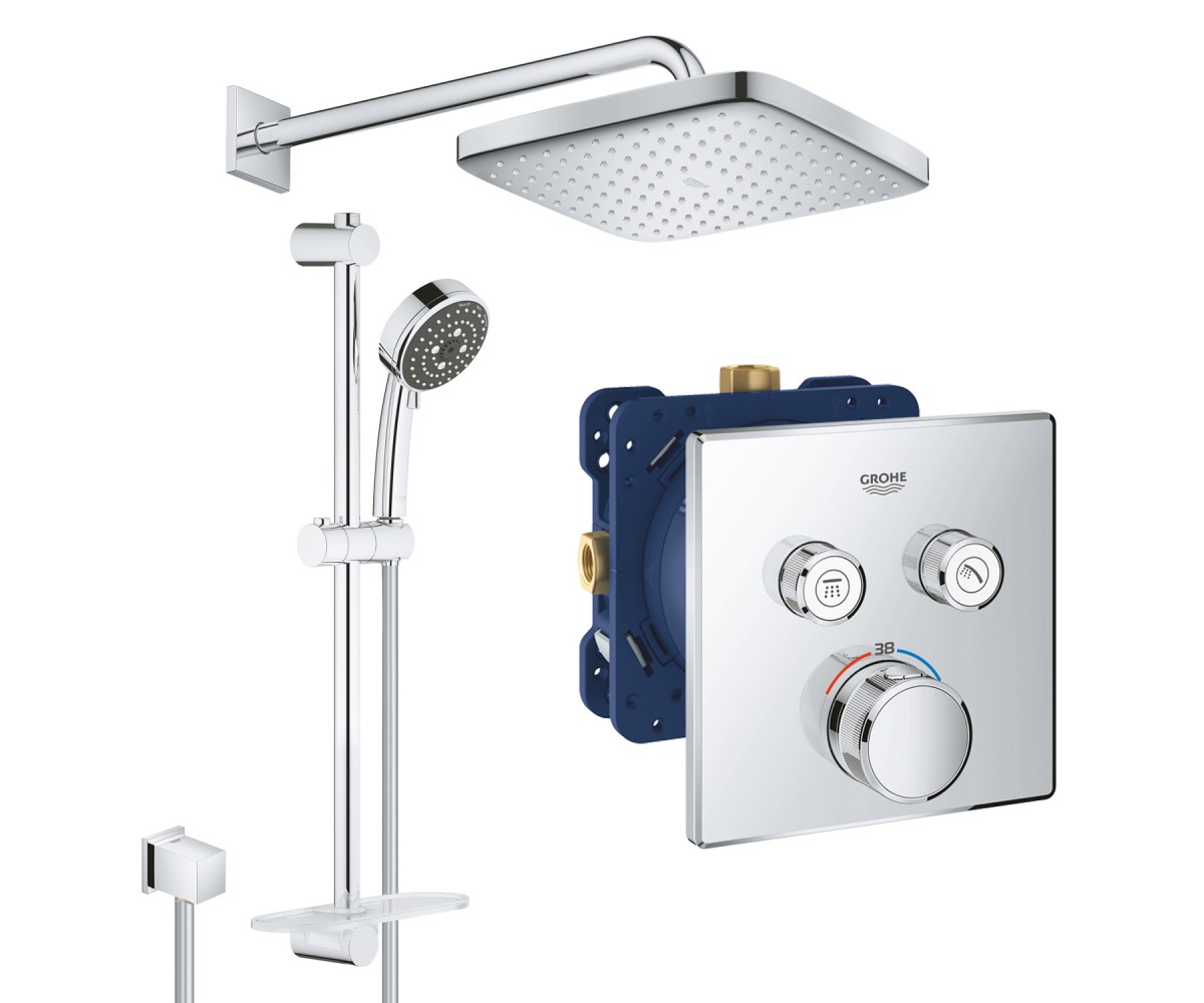 Душова система на 2 споживача GROHE QUICKFIX SMARTCONTROL UA202801C2 UA202801C2