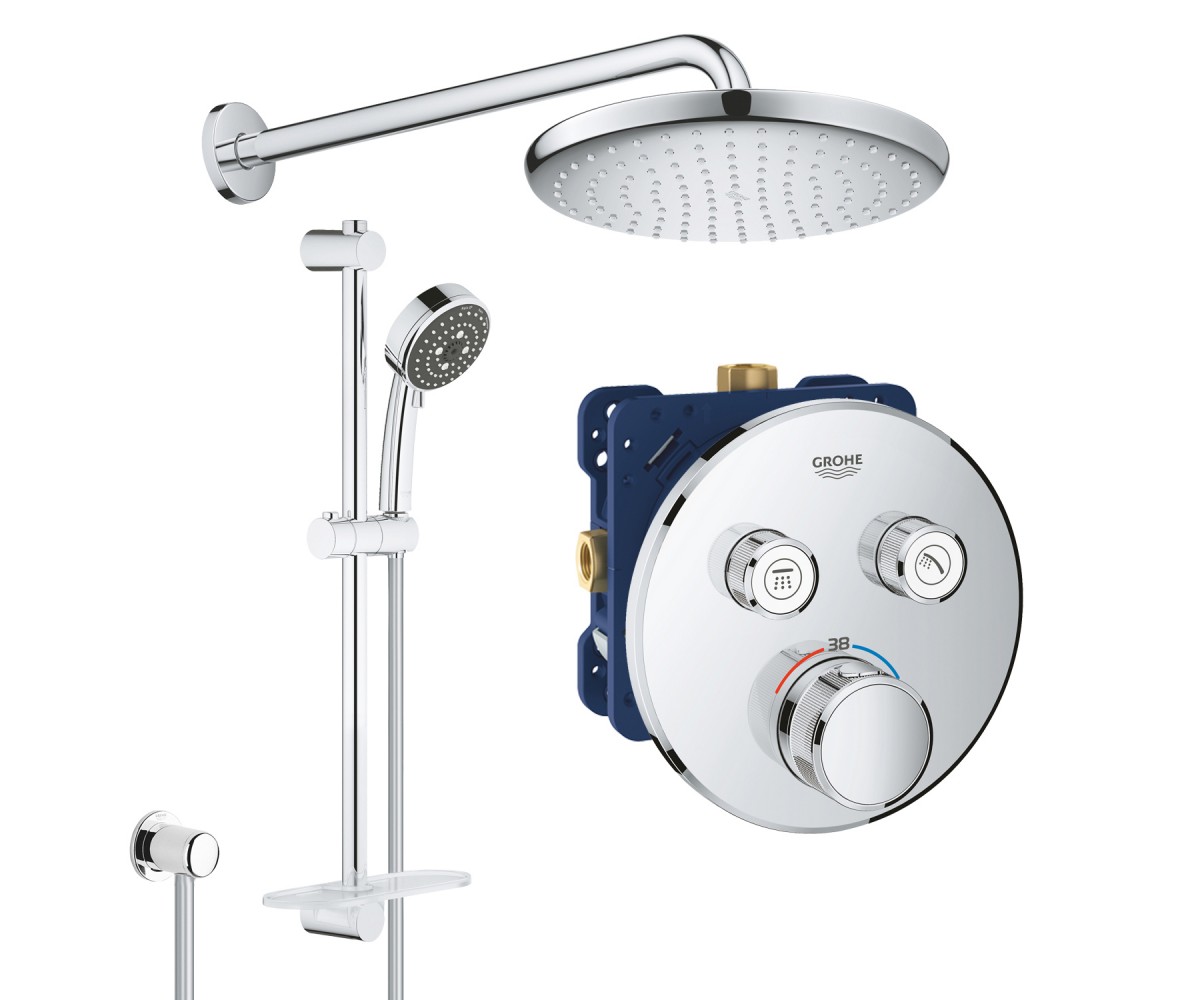Душова система на 2 споживача GROHE QUICKFIX SMARTCONTROL UA202801R2 UA202801R2