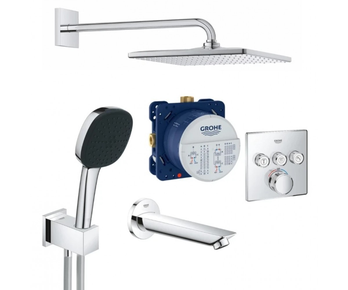 Душевая система с термостатом GROHE QUICKFIX SMARTCONTROL UA202802C3 UA202802C3