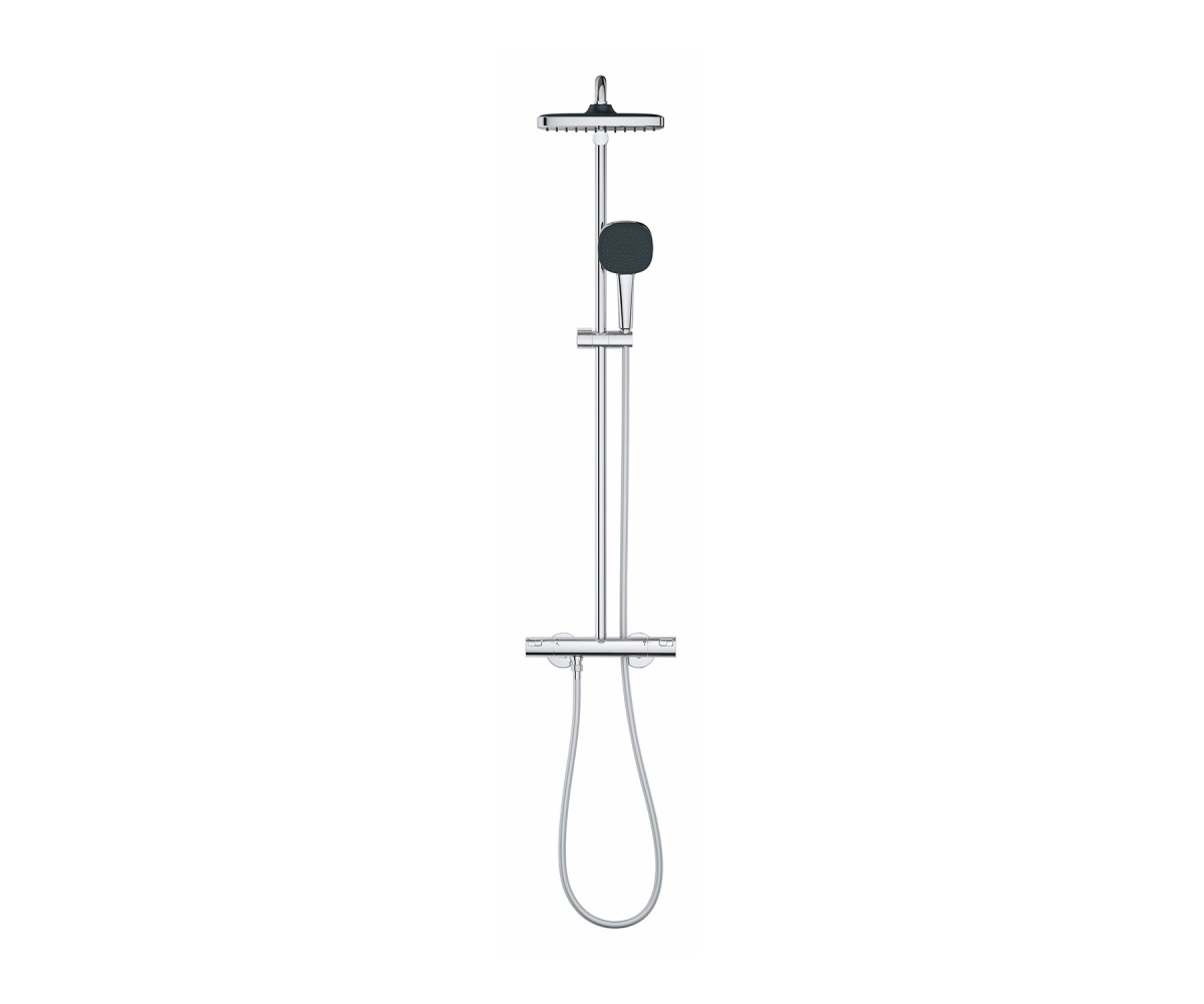 Набір змішувачів 2 в 1 для ванної кімнати Grohe QuickFix Vitalio Comfort Cube зі змішувачем для раковини Dice (UA203101TM)  UA20