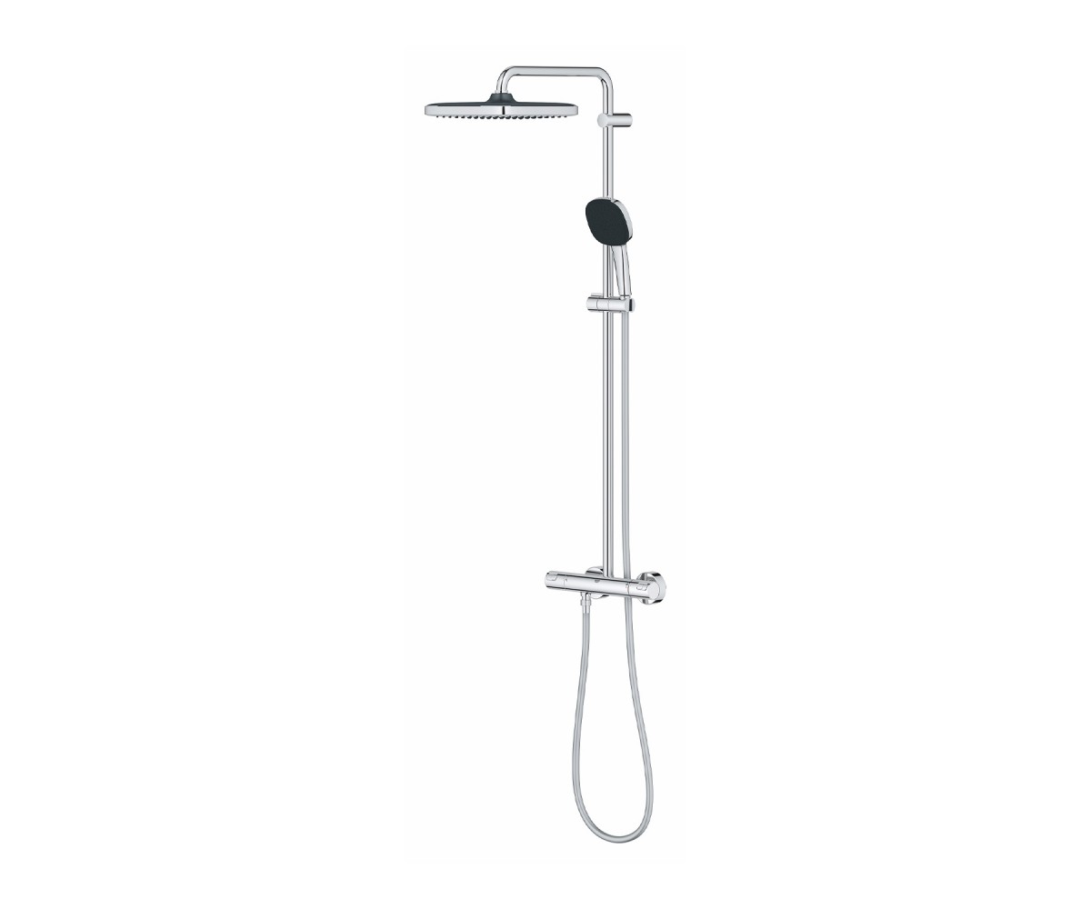Набір змішувачів 2 в 1 для ванної кімнати Grohe QuickFix Vitalio Comfort Cube зі змішувачем для раковини Dice (UA203101TM)  UA20