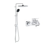 Комплект раковини для ванної кімнати Grohe QuickFix Flex Vitalio Комфорт Куб 2-в-1 (UA203170101) GROHE  UA203170101