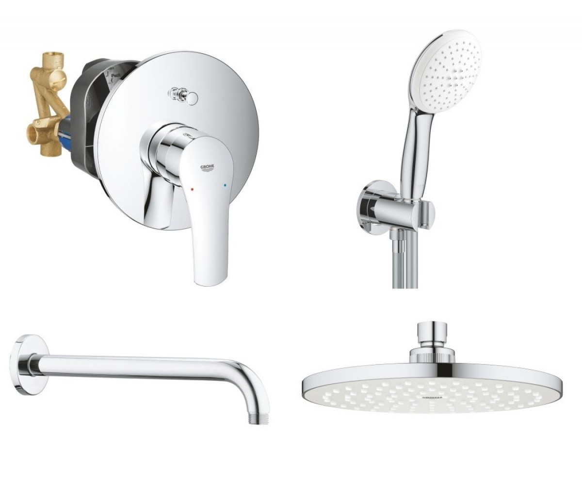 Набір для душу ЄВРОСМАРТ (33305003 27541001 28576000 26406003) GROHE EUROSMART UA25183004U UA25183004U