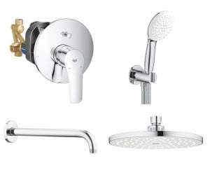 Набір для душу ЄВРОСМАРТ (33305003 27541001 28576000 26406003) GROHE EUROSMART UA25183004U