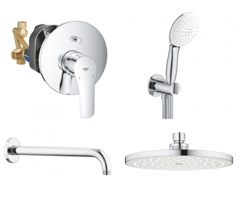 Набір для душу ЄВРОСМАРТ (33305003 27541001 28576000 26406003) GROHE EUROSMART UA25183004U UA25183004U