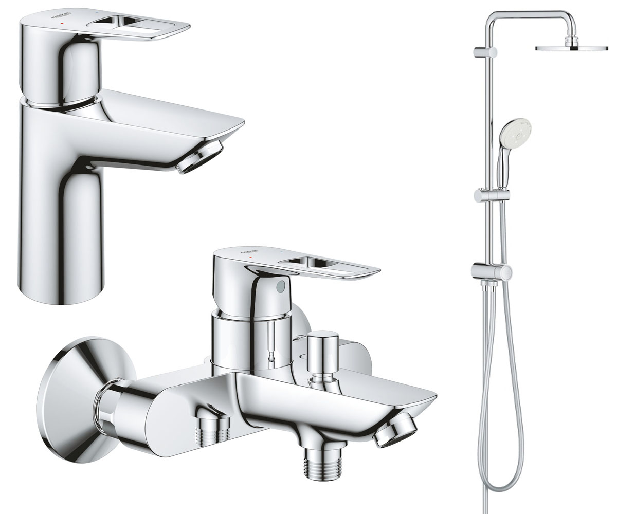 Набір змішувачів 3 в 1 GROHE BAU LOOP NEW UA26129005 UA26129005
