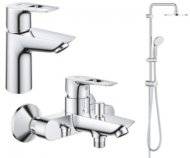 Набір змішувачів 3 в 1 GROHE BAU LOOP NEW UA26129005 UA26129005