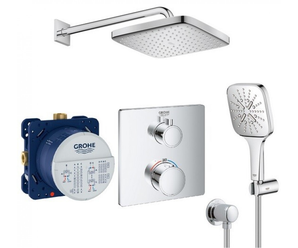 Душова система GROHE GROHTHERM CUBE QUICKFIX UA26415SC7 UA26415SC7