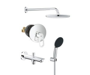 Душова система прихованого монтажу Grohe Vitalio Start 250 з виливом для ванни та змішувачем Bauloop UA290810R3 GROHE VITALIO START UA290810R3
