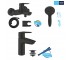 Набор смесителей для ванны  START COLDSTART BLACK QUICKFIX UA303301SQ:Фото 2