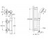 Термостат для душа с гарнитуром  PRECISION START UA303908T1:Чертеж 