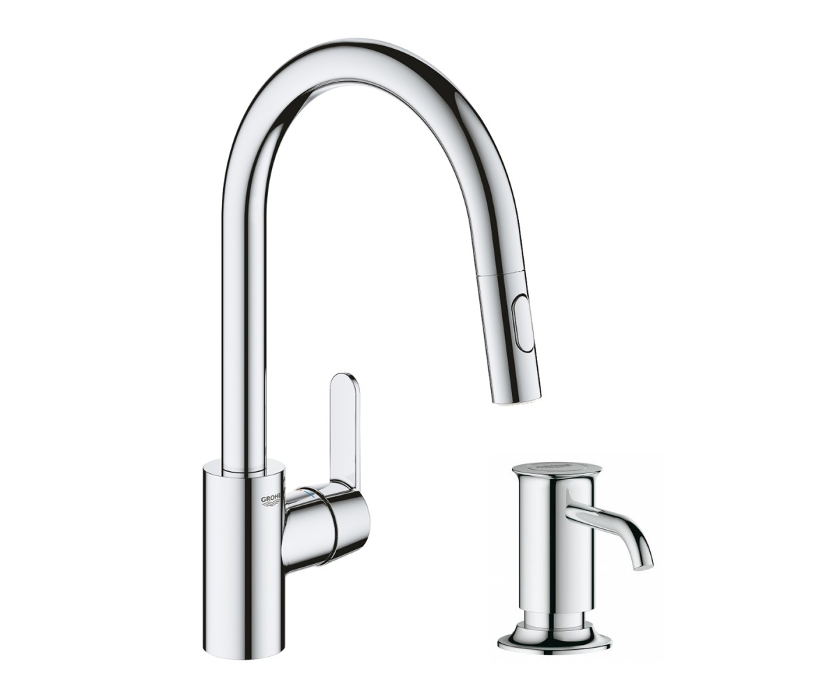 Змішувач з дозатором миючого GROHE GET UA31484QF7 UA31484QF7