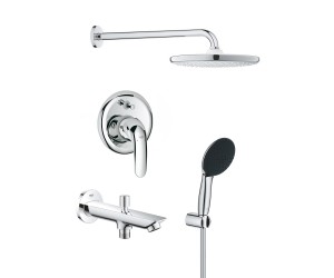 Душова система Grohe Vitalio Start 250 з виливом для ванни та змішувачем Euroeco UA32747R3 GROHE VITALIO START UA32747R3