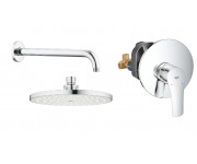 Змішувач з верхнім душем GROHE EUROSMART UA33556003