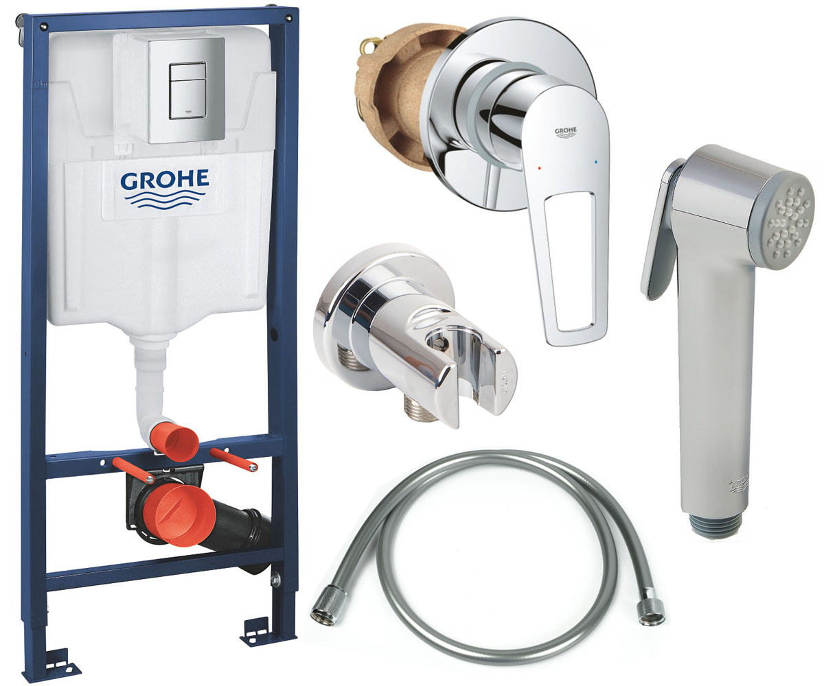 Набір для ванної кімнати 6 в 1 GROHE RAPID SL UA34042008 UA34042008