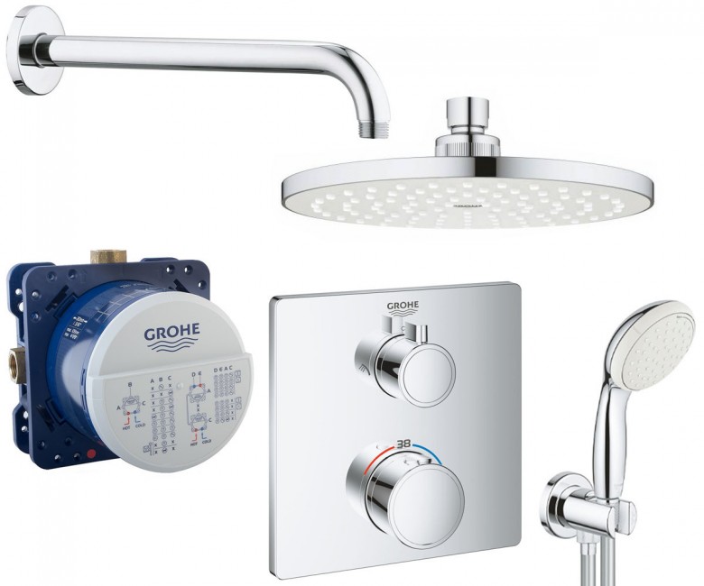 Система з термостатом GROHE GROHTHERM UA3472900A UA3472900A