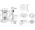Унитаз с инсталляцией  RAPID SL UA38840966A:Чертеж 