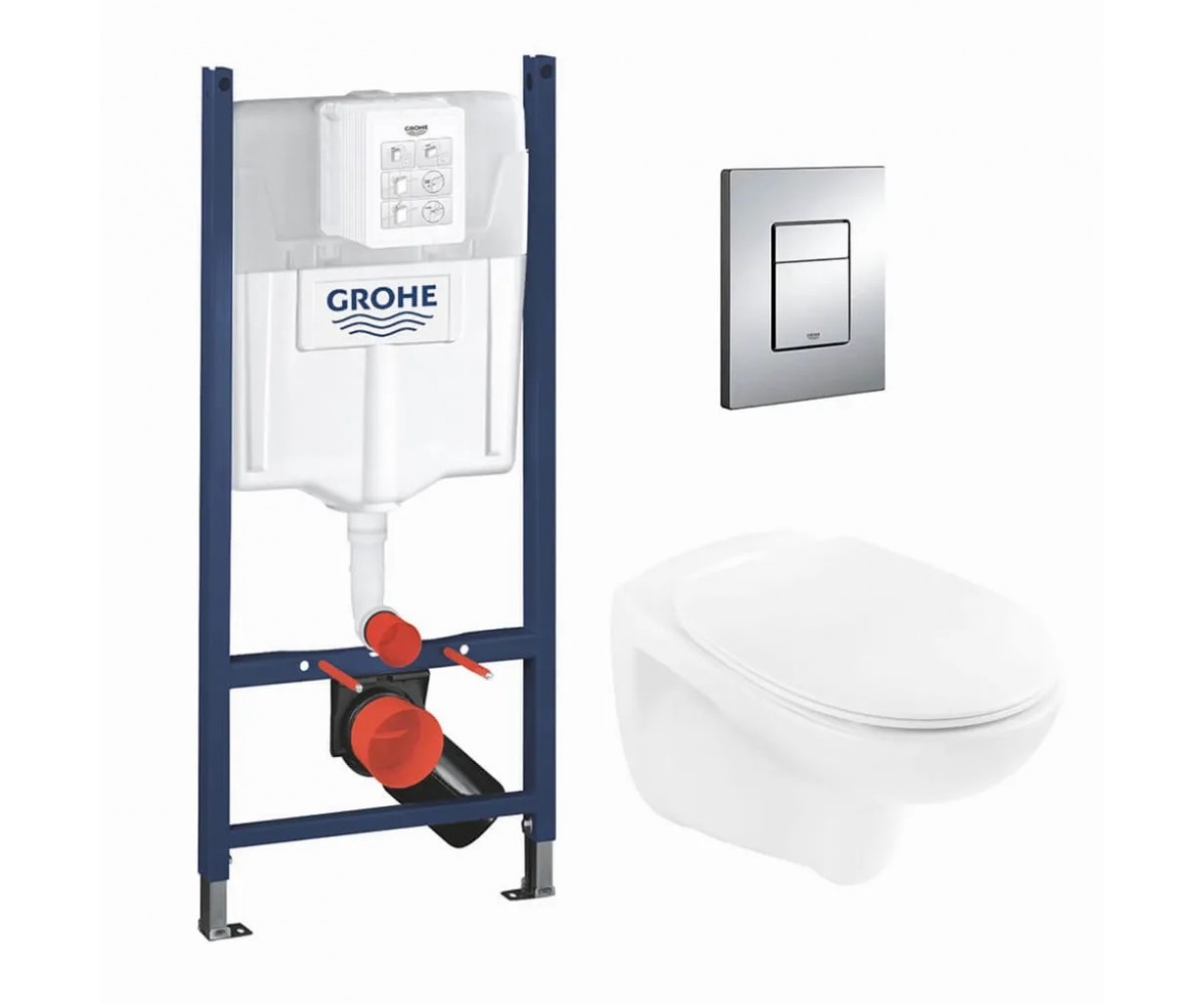 Унітаз з інсталяцією GROHE RAPID SL UA38840966A UA38840966A