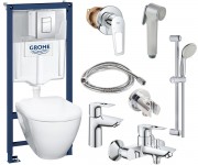 Набір для ванної кімнати 11 в 1 GROHE SOLIDO  UA39186MB0